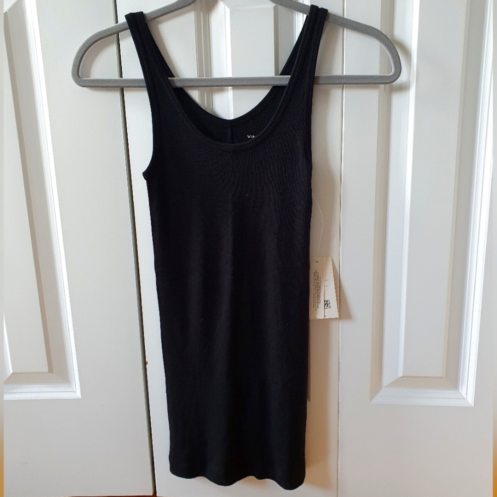Vince tank top, size S, black